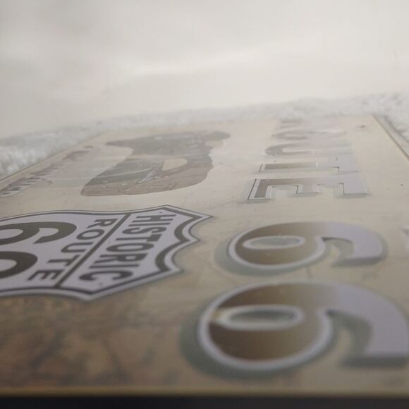 NWT Route 66 Metal License Plate Tag - Picture 3 of 4